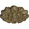 Ekena Millwork Emery Leaf Ceiling Medallion, Hand-Painted Mississippi Mud Crackle, 7 5/8"OD x 1"P CM07EMMMC - alternate 3